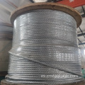 7x7 Dia.3/64 &quot;-3/8&quot; Cable de acero de la aeronave